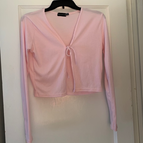 Pink tie crop - Picture 2 of 3